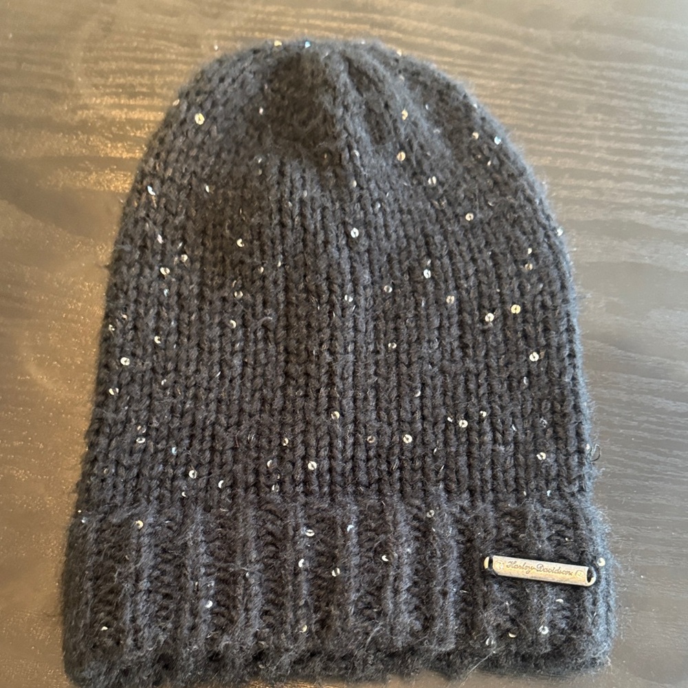Harley-Davidson Black Sequin Beanie